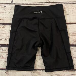 BALEAF Black Cycle Cycling Spin Shorts Black Spandex Size women's Size Medium